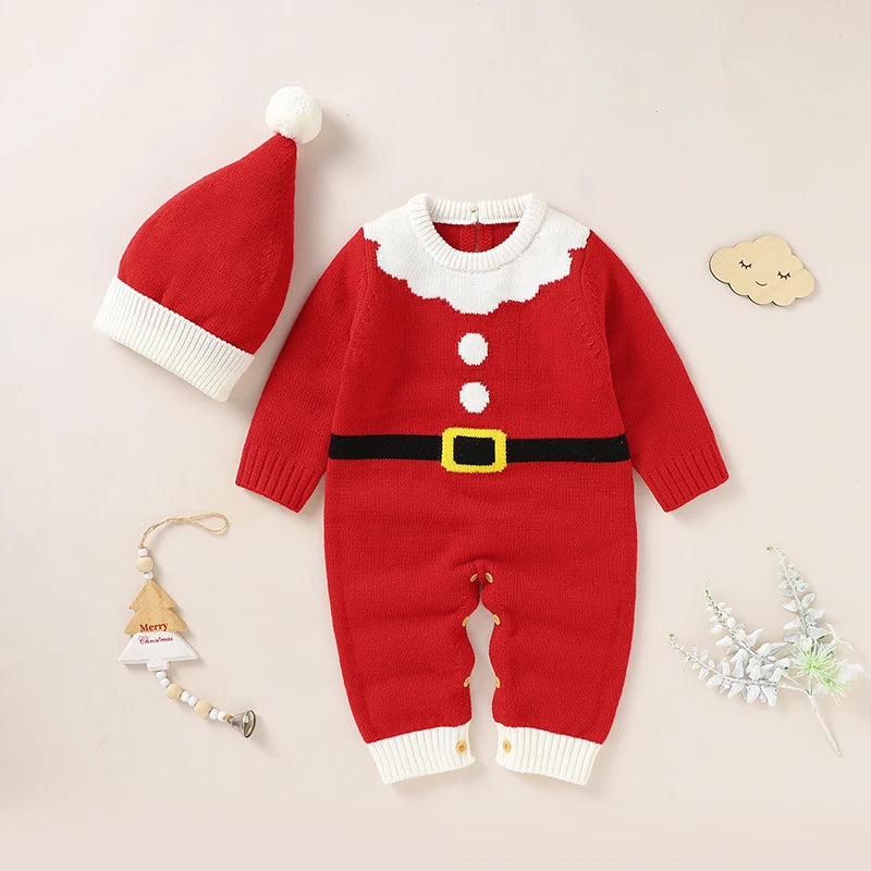 Santa's Little Helper Baby Romper