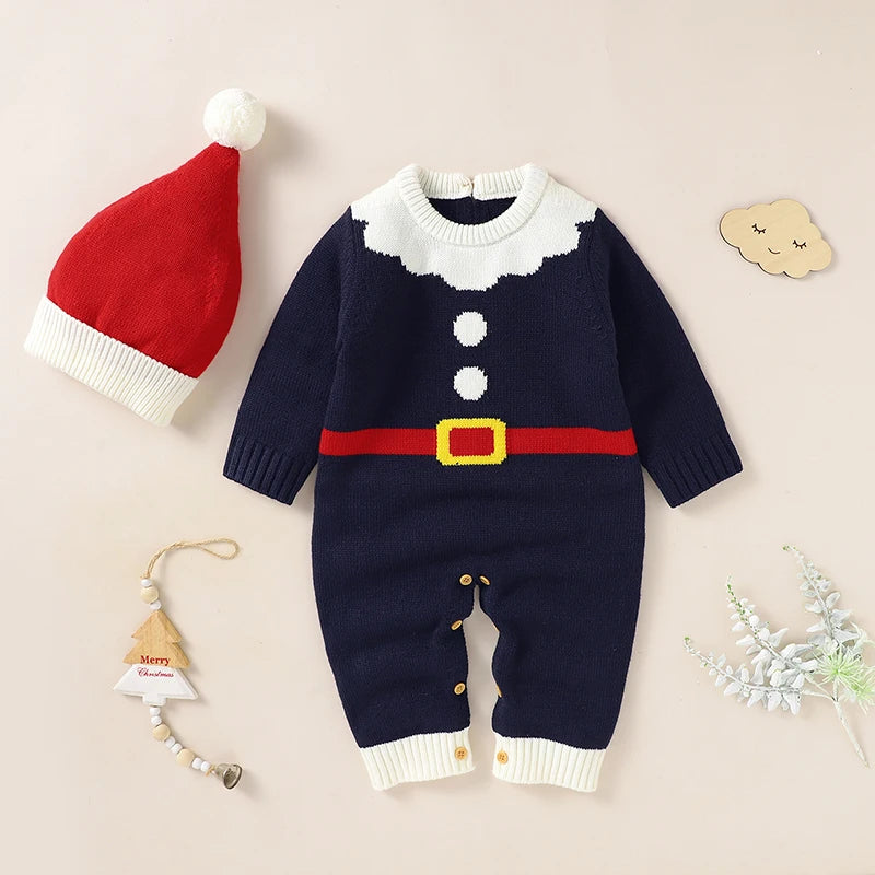 Santa's Little Helper Baby Romper