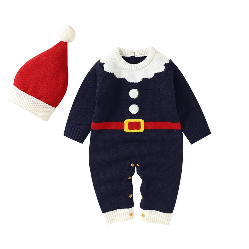 Santa's Little Helper Baby Romper