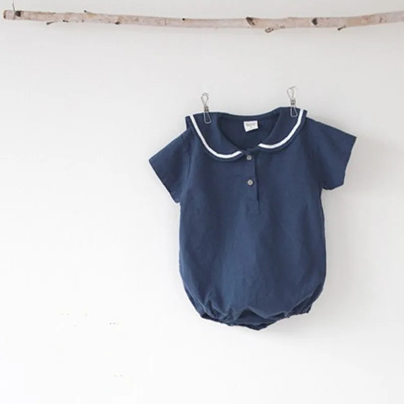 Sailor Chic Baby Romper