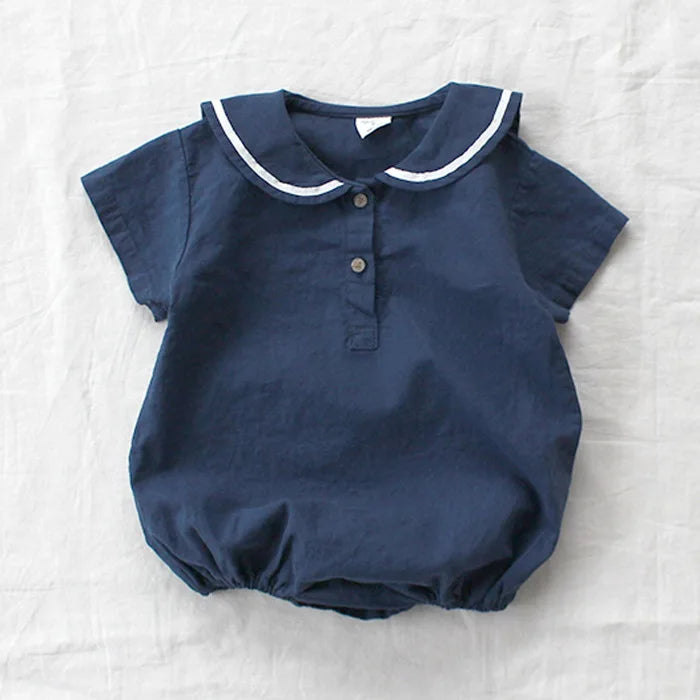 Sailor Chic Baby Romper