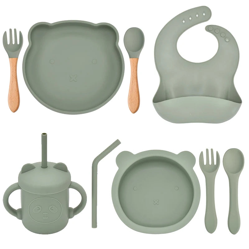 SoftBite Silicone Tableware (5/7/9 PCS)