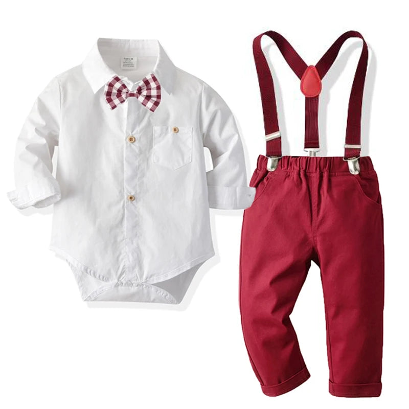 Mini Gentleman Baby Suit