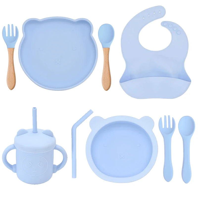 SoftBite Silicone Tableware (5/7/9 PCS)